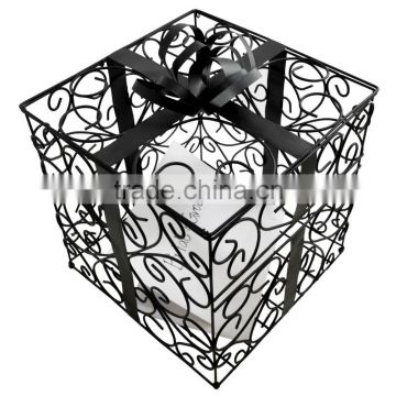 12 years Crafts Metal Wire Gift wedding favor box