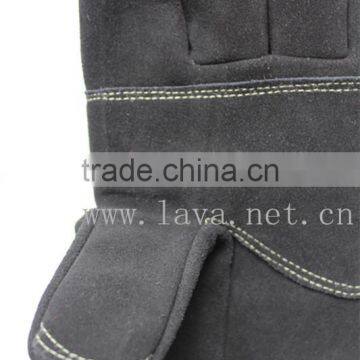 Cow Split Leather Roping Gloves/Outdoor Gloves for Fast Roping photo-3