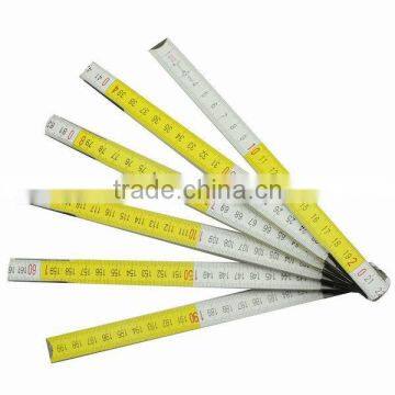 2 Meter 10 Folds Double Color German Type Beech Wooden Ruler photo-5