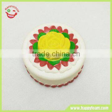 Squishy Flower Shape PU Foam Soft Slow Rising Cake Stress Toys photo-2