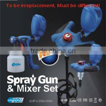 Paint Mixer and spray gun set,mixer set