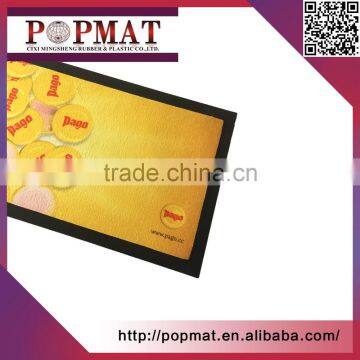 Non Woven Fabric Rubber Bar Mat Thermal Transfer Printing Bar Runner photo-4