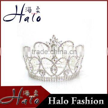 Bridal Jewelry Pageant Big Fashion Rhinestone Tiaras Halo H172-169