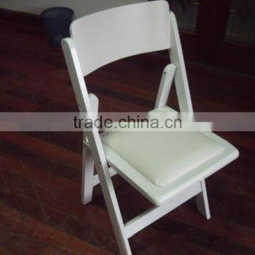Hot Sale White Wood Folding Chair for Wedding photo-3