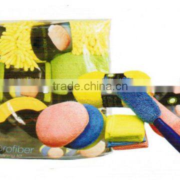 9 pcs Microfiber Car Cleaning Tools kit