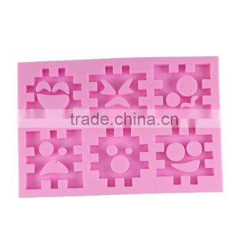 A Cube Blocks Silicone Cake Mold DIY Baking Tools Liquid Cake Embossing 1688 Agent photo-3