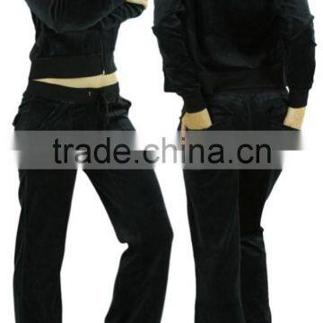 Comfy Soft Plush Velour Suit Hoodie Sweat Set Tracksuit photo-4