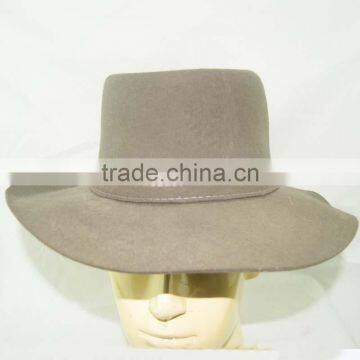 grey color wool felt hat blank wholesale