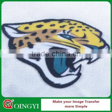 Qingyi flock heat resistant sticker paper for clothing