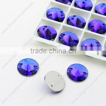 HOT!! Superb Quality Crystals! Flatback Round Sew/sewing on Crystal Rhinestones Factory Wholesale photo-4