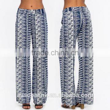 Best Selling Ladies Wide Leg Casual Boho Pants OEM Service photo-6