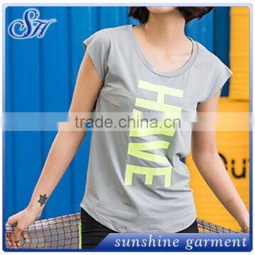 2017 Summer Gym Workout Printed Short-sleeved T-shirt photo-3