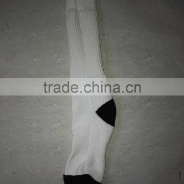 Blank Polyester Socks for Sublimation With Black Toe and Black Heel photo-3