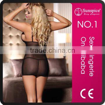 Sexy Girls See Through Bedroom Wear Nighty Lingerie photo-2