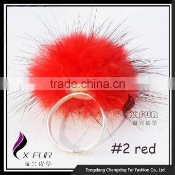 CX-A-27 Beautiful Mink Fur Ball Headband Wholesaler photo-2