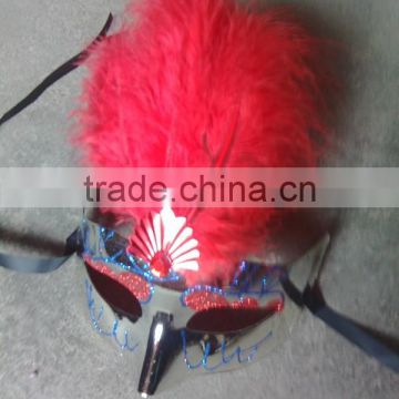 feathered venetian party mask for sale