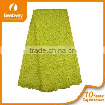 Royal Blue Chemical China Embroidery Lace Fabric Beaded Guipure Lace Cupion Lace CP0011 photo-3