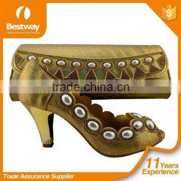 Unique Design On Stocking Shoe And Bag Set Matching Various Colors Option photo-3