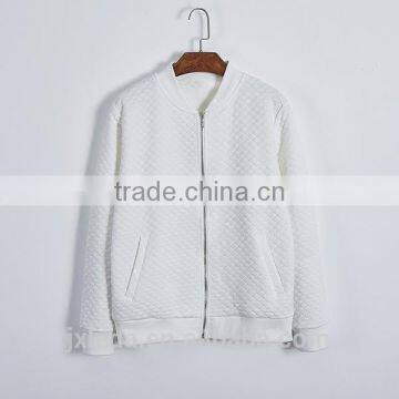 100%cotton runway casual baseball cloth jacket