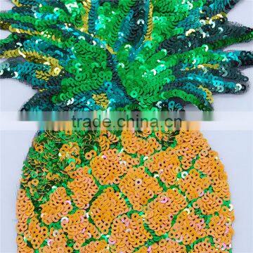 Cheap Garment Accessories Fruit Reversible Sequin Design Embroidery Patch photo-2
