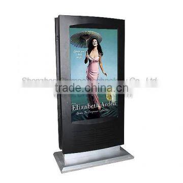 42inch stand alone double side screen lcd ad player