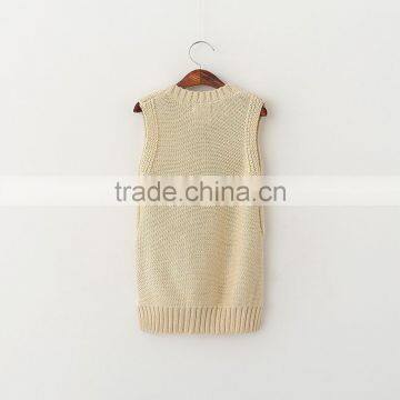 Kids Knit Vest Pattern Child Sleeveless Sweater on 2016 photo-2