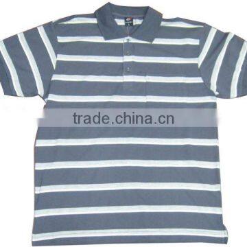 short sleeve fashion men's striped t-shirt