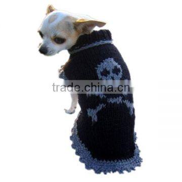 Unique Skull Style Hand Crochet Dog Sweater