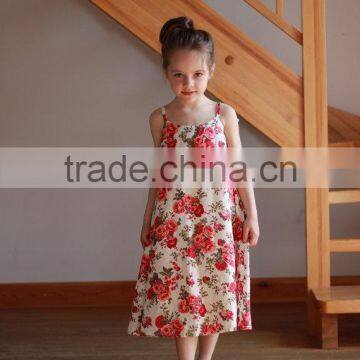Floral Printed Baby Girl Clothes New For Children Long Frocks Designs