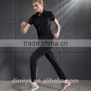 Fashion Female Polo T shirt Leisure Clothing Sweat-Absorption And Flash Drying