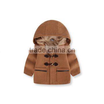 S16154A Wholesale Children Boys Spring Woolen Trench Coats photo-3