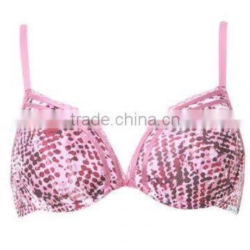 Women Printing Bra & Camisole & Panty Underwear Set photo-2