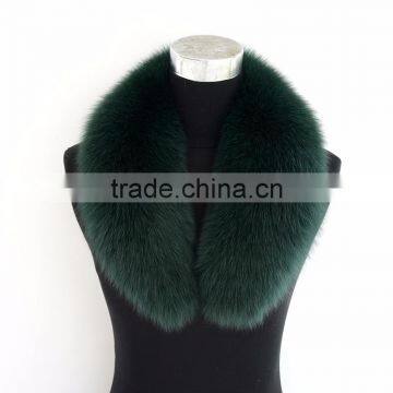 Myfur Genuine Seal Brown Fox Fur Collar for Leather Jacket photo-6