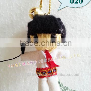 Handmade Keychains Keyrings Voodoo Doll String Accessories bag Gifts