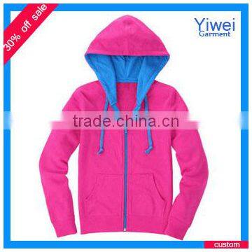 2014 OEM High Quality Plus Size Sport Women Hoodie