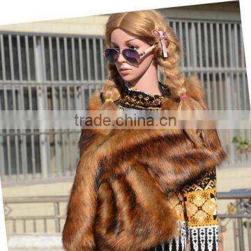 cape imitation fox fur fur scarf shawl