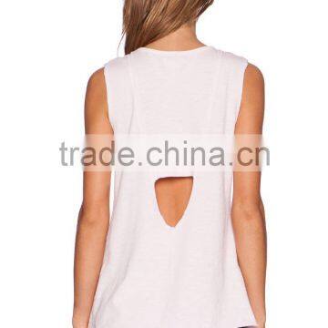 Triangle Cut-out Hot Girls Sexy Tank Top photo-3