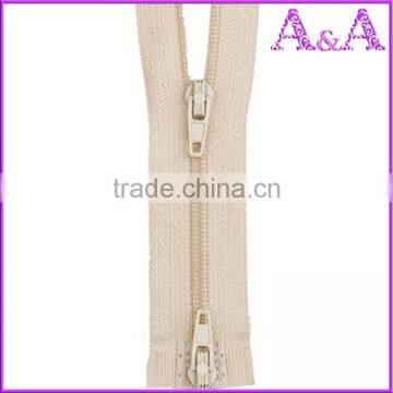 Hot selling long chain nylon zipper with low price