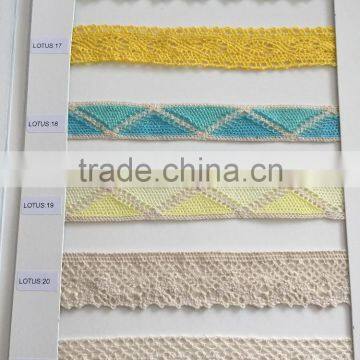 New Style Polyester Customized Colorful Lace