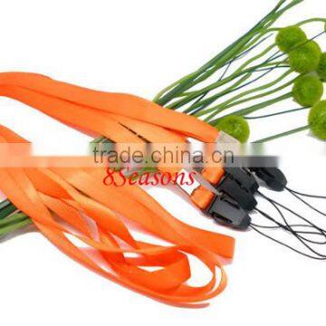 Wholesale Orange Neck Strap Lanyard For ID Card /Cell Phone