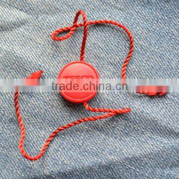 Fashion TESCO clothing string tag different color logo design for option customers' design is welcomed