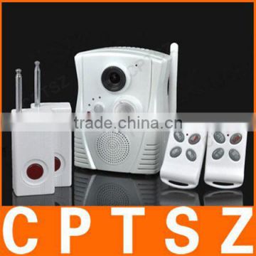 Wireless WIFI Day Night Infrared IP Camera with PIR Function and Door Sensor, Supports Mobile View