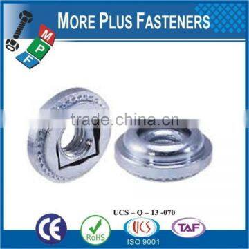 Made in Taiwan Aluminum Clear Passivated Zinc Steel Stainless Steel Nonlocking Floating Self Clinching Nut photo-6