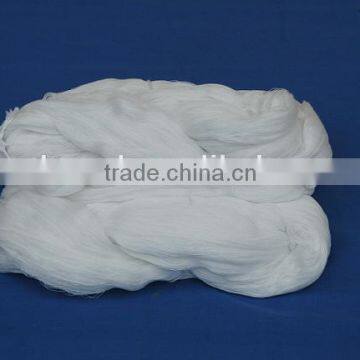 semi dull hank yarn with white colour