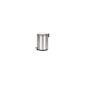 Round Stainless Steel Trash Can