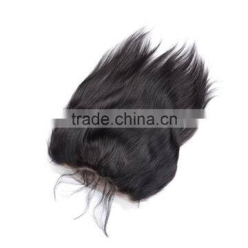 Brazilian Human Hair Kinky Straight Lace Frontal With 360 Lace Band photo-6