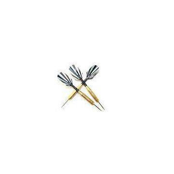 59# Brass Steel Tip Dart Barrels With Aluminium Shafts / Pet Flights 25.0g