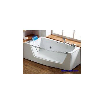 Glass corner water surfing bathtub of new design