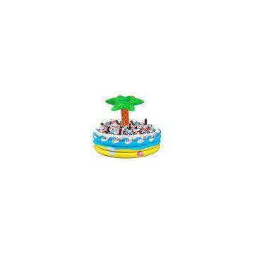 cheap promotional palm tree pvc inflatable party cooler for sale