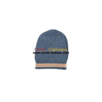 men and women knitting winter pure cashmere beanie hats